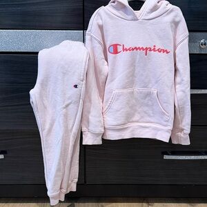 Champion Light Pink Sweat Suit